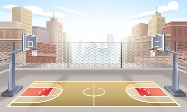 Sân bóng rổ tiểu học