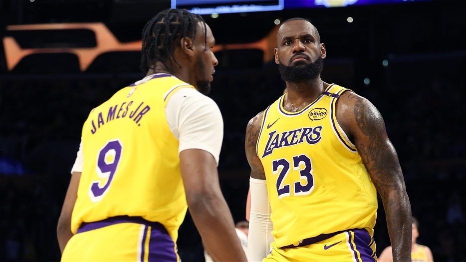 Lebron James và Bronny James có khả năng cùng thi đấu tại NBA.